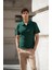 Erkek %100 Pamuklu Lakost Kumaş Regular Fit Polo Yaka T-Shirt 2