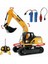 Kumandalı Full Fonksiyon Şarjlı Paletli Hareketli Kepçeli Rc Ekskavatör 1
