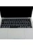 Premium Türkçe Q Silikon Klavye Koruyucu – MacBook Pro Touch Bar 13-15″ Uyumlu (A1706-A1989-A2159 / A1707-A1990), Enter “l” Biçimli, Sessiz Yazım, Temizlenebilir, Dayanıklı Koruma Siyah 3