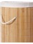 Decohandy Yuvarlak Bambu Kirli Sepeti 2