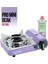 Tekli Çantalı Mini Portatif Ocak - Orcamp - Mor (CK-506) 1