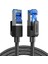 Cat8 RJ45 Ethernet Kablosu Naylon 40GBPS 2000MHZ F/ftp Ps5 Xbox One Switch Modem Yönlendirici Vb. Ile Uyumlu (2m) 1