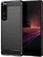 Sony Xperia 1 Iı Telefon Kılıfı, Fırçalanmış Karbon Fiber Dokulu Esnek Tpu Tampon, Darbe Emici Koruyucu Kılıf Sony Xperia 1 Iı (Yurt Dışından) 1