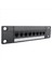 QuirkyQuar 8 Bağlantı Noktası Düz Cat6 Patch Panel RJ45 Ağ Kablo Adaptörü Jack Ethernet Dağıtım Çerçevesi (Yurt Dışından) 5