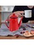 QuirkyQuar 1.1l Emaye Kahve Potu El Çay Kişisi Indüksiyon Ocak Gaz Sobası Evrensel Kırmızı (Yurt Dışından) 3