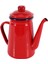 QuirkyQuar 1.1l Emaye Kahve Potu El Çay Kişisi Indüksiyon Ocak Gaz Sobası Evrensel Kırmızı (Yurt Dışından) 4
