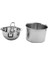 QuirkyQuar 2 Paket Çift Kazan Pot Seti Paslanmaz Çelik Eritme Potu Çikolata Sabun Balmumu Mum Yapan 600ML ve 1600ML (Yurt Dışından) 1