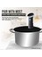 QuirkyQuar 1pcs Silikon Kapaklar - 10.5 Inç Stok Kaplarına Uyuyor - Anova Mutabak Sous Vide Hassas Ocaklar Için Uyumludur Siyah (Yurt Dışından) 5