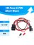 QuirkyQuar 30A 1m Sigorta 6 Pin Kısa Dalga Güç Kablosu Kablosu Yaesu FT-857D FT-897D (Yurt Dışından) 4
