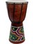 6in Afrika Djembe Davul El Oyması Katı-Ahşap -Cilt Geleneksel Afrika Enstrüman 3