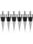 QuirkyQuar 6 Adet Metal Şişe Tıpası Boş Çinko Alaşım Şarap Şişesi Tıpa Kiti Yeniden Kullanılabilir Şarap Tasarrufu Kafesi Şişe Tıpa Seti (Yurt Dışından) 1