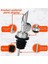 QuirkyQuar 12 Adet Paslanmaz Çelik Likör Şişe Dökücüler, Otomatik Flip Zeytinyağı Spou Alkol Yaklaşık 3/4 Inç Şişe Ağız Altın (Yurt Dışından) 5
