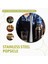 QuirkyQuar Kokteyl Muddler Paslanmaz Çelik Limon Masher Kokteyl Muddler Buz Tasher Taze Meyve Baharat Buz Barları Araçları 26 cm (Yurt Dışından) 5