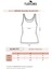 Kadın Slim Fit Dar Kesim U Yaka Modal Kumaş beyaz Body Atlet 4