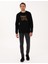 Erkek Siyah Regular Fit Sweatshirt 50313914-VR046 4
