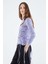 Büzgü Detaylı Bluz Lila K2113059_017 1
