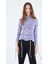 Büzgü Detaylı Bluz Lila K2113059_017 2