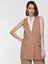 Cep Detaylı Kadın Yelek Camel Y1917001_035 1