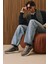 , Erkek Hakiki Deri Sneaker 1531026Z313 Gri 2