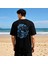 Ocean Glow T-Shirt Oversize Siyah %100 Pamuklu Unisex 3