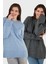 Regular Fit Bisiklet Yaka Basic 2'li Paket Triko Kazak Bayan Kazak 4616213S2 1