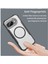 Google Pixel 9A Magsafe Telefon Kılıfı, Yarı Saydam Köşe Korumalı Karbon Fiber Ince Uyumlu Darbeye Dayanıklı Kılıf Google Pixel 9A (Yurt Dışından) 5