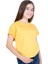 Organik Sarı Baskılı Yazlık Kız Çocuk Tshirt 2