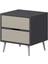 Elina Ayaklı 2 Çekmeceli Komodin - Antrasit/kumtaşı 7