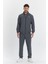 Erkek Pamuklu Tam Fermuarlı Eşofman Takımı Antrasit M. 201462-A 1