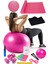 14 Lü Pilates Seti Topu 3 Lü Pilates Bandı Dambıl Minder Atlama Ipi Twister Aerobik Termal Kemer 3