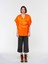 %100 İpek Kuşaklı Bluz Oranj K1913137_011 3