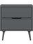 Elina Ayaklı 2 Çekmeceli Komodin - Antrasit/antrasit 5