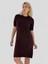 Triko Elbise Kadın Kahve 3