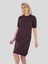 Triko Elbise Kadın Kahve 6