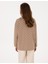 Kadın Bej Comfort Fit Örme Hırka 50309128-VR011 5