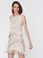 Püskül Detaylı Mini Elbise Krem Y1911502_047 1