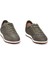 Hakiki Nubuk Deri/tekstil Haki Erkek Sneaker Ayakkabı - X241336 2