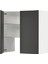Metod Aspiratör Dolabı Nıckebo Mat Antrasit Koyu Gri 80 x 80 cm 2 Kapaklı 1