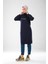 2290_KADIN Tesettür Spor Tunik Elbise - Reflektör Baskılı, Dik Yakalı Fermuarlı, Cepli, Yumuşak Doku 3