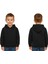 Unisex Düz Baskısız Çocuk Sweatshirt Kapüşonlu 3 Iplik Şardonlu Kumaş 1