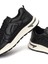 Erkek Siyah Bağcıklı Kalın Tabanlı Deri Sneaker 25WFD675118 10
