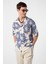 Mavi Desenli Erkek Gömlek 3