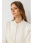 Boncuk Detaylı Triko Hırka-KREM 1