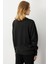 Düğmeli Basic Triko Hırka-SİYAH 6