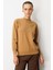 Yarım Balıkçı Angora Triko Kazak-Camel 4