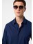 Lacivert Slim Fit Erkek Gömlek 4