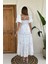 Fırfırlı Kollu Boho A Kesim Elbise 4