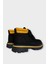 Çift Cırtlı Içi Polarlı Kaydırmaz Taban Çocuk Bot Siyah - Sarı 4