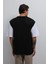 Siyah Örgü Erkek Triko Yelek 6