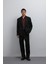 Siyah Relax Fit Kruvaze Erkek Blazer Ceket 2